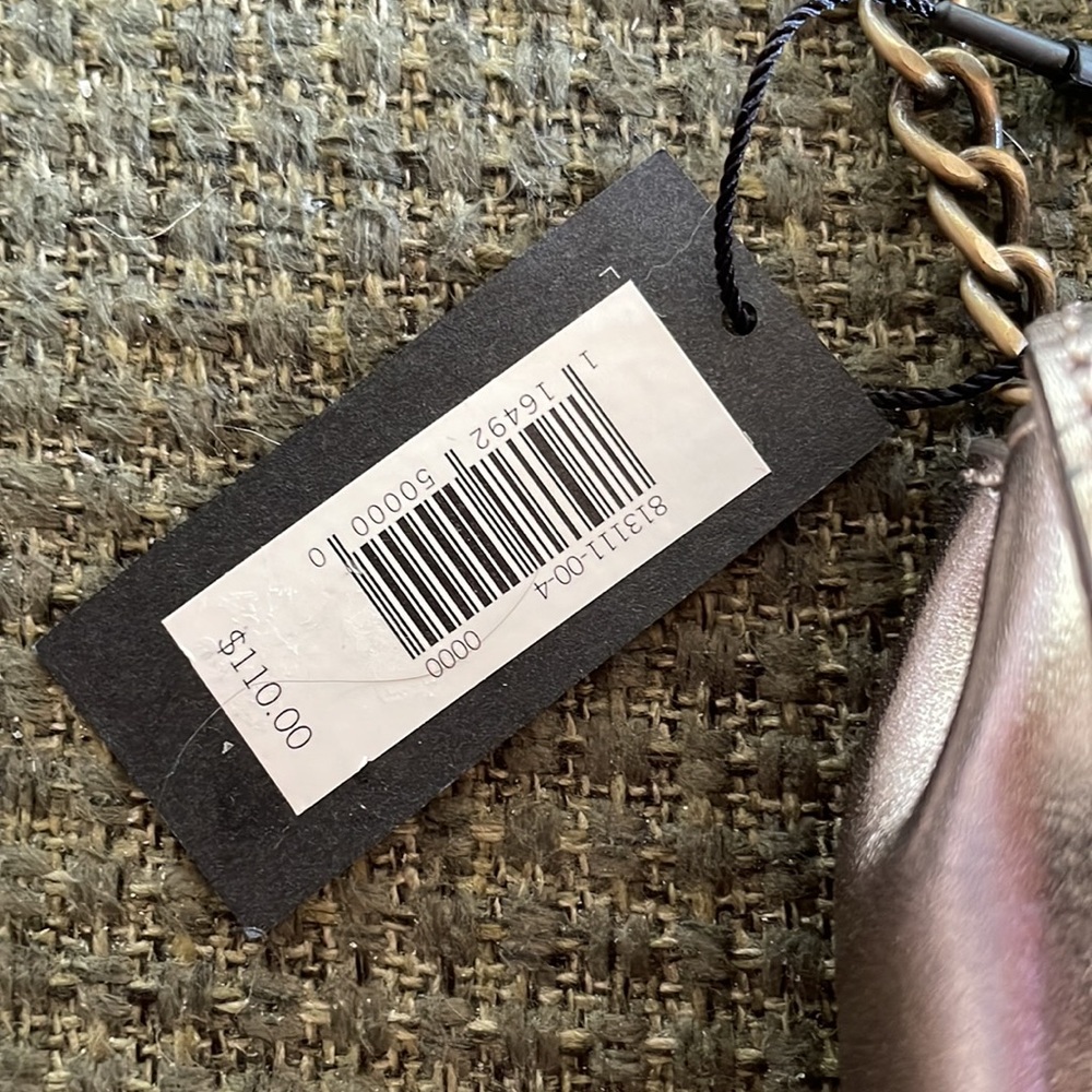 Banana Republic leather metallic cross body purse - Picture 3 of 11